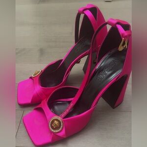 Versace Fuchsia High Heel Sandals